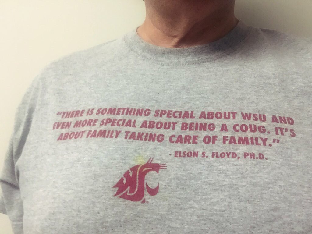 JVFraire's tweet photo. Needed some extra energy today so I put on my Elson S. Floyd t- shirt. Needed some good vibes from my old friend. (Rest In Power). Can I get some retweets from any Cougs out there? https://t.co/RzVAgku6Qp