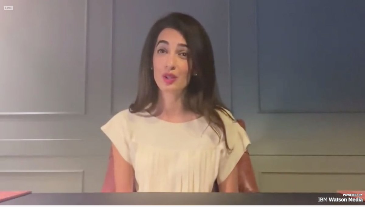 so inspiring to hear <a href="/amalclooneyy/">amalclooney</a> talking about #HumanRights #think2020