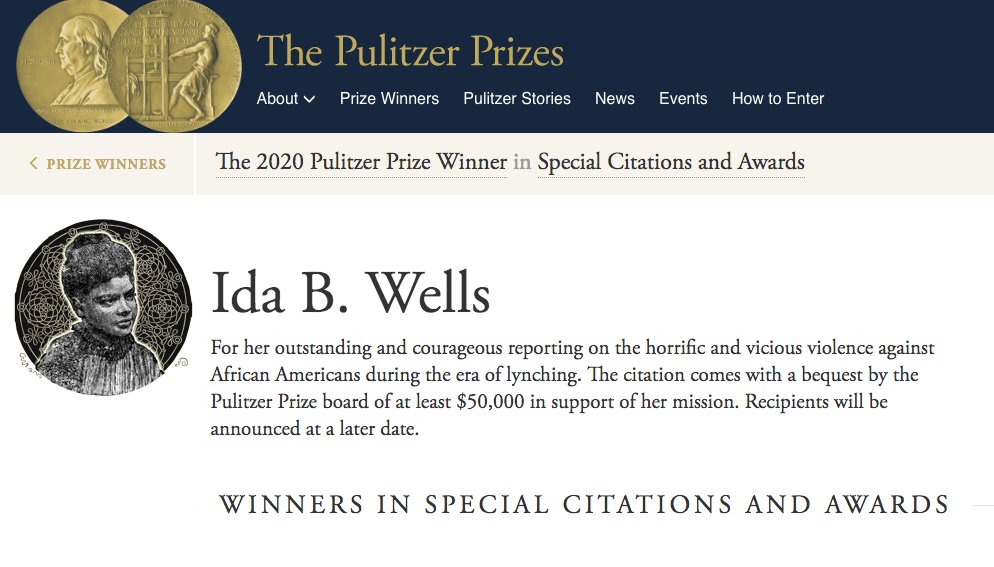 TheCultureRef's tweet image. That moment when Ida B. Wells and Ida Bae Wells (@nhannahjones) wins a Pulitzer prize in the same year ✊🏿

Third image is the Ida B Wells t-shirt we made a few months ago.

#IdaBWells