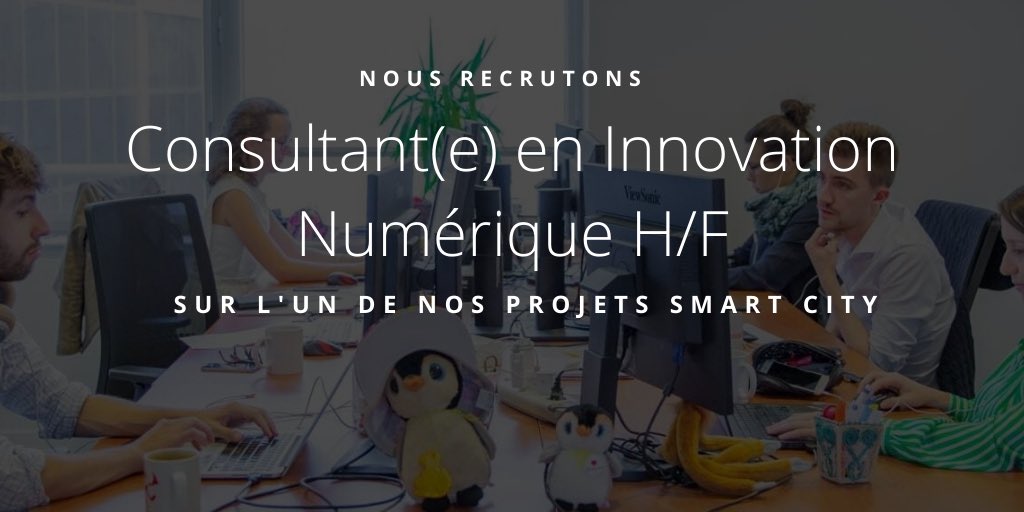 #TechJobs #Recrutement 🚨
L'innovation vous passionne ? Vous souhaitez intervenir sur toutes les phases d'un projet ? Ça tombe bien, nous continuons de recruter notamment sur nos projets smart cities. 
Pour postuler, rendez vous sur notre page WTTJ! 

 Prenez soin de vous !