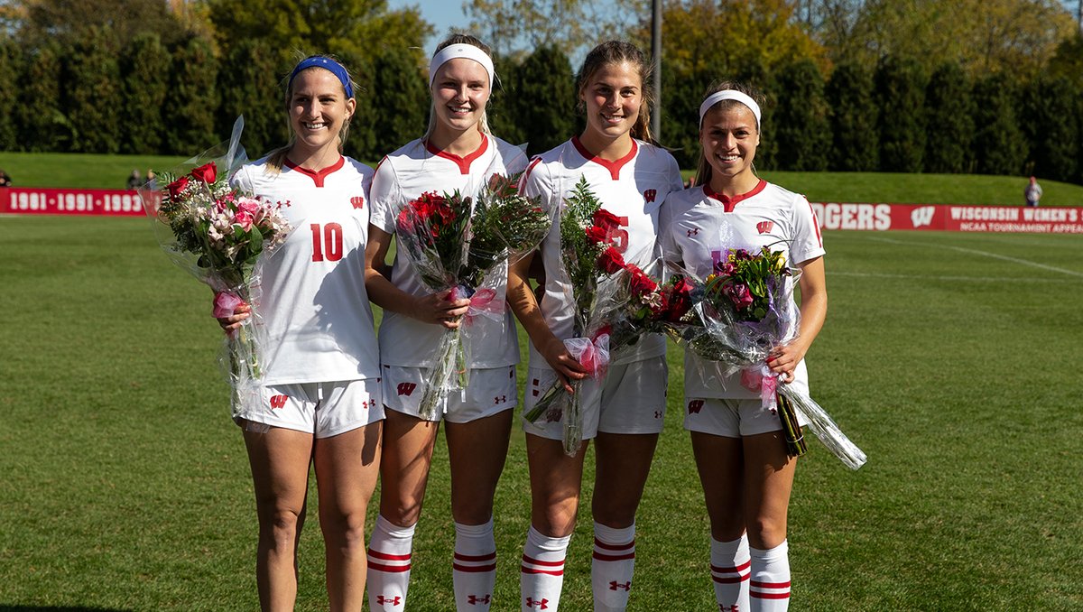 BadgerWSoccer's tweet photo. @NCAASoccer This year's senior class became the first since the 1996 seniors to make four-straight @NCAASoccer appearances! https://t.co/eJoStmeTDP