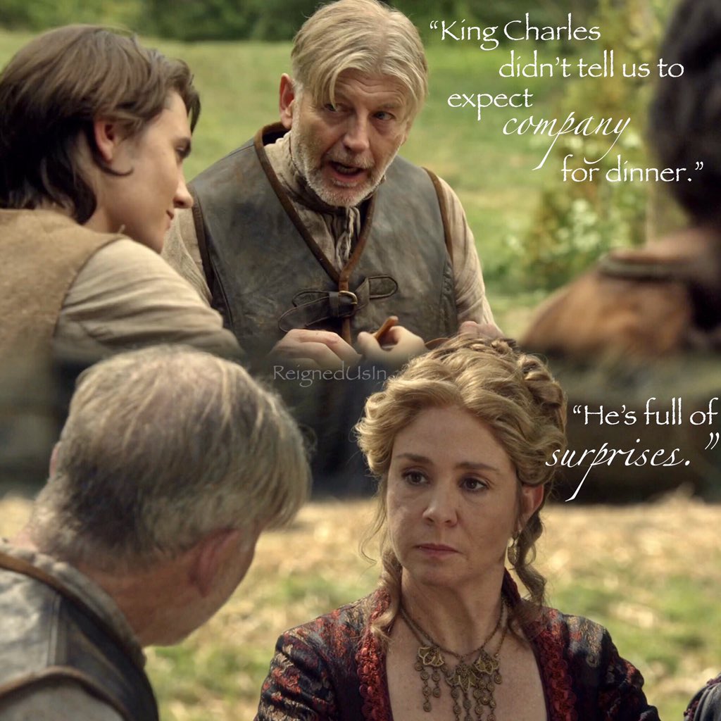 ReignedUsIn's tweet photo. Surprises. 😂😂 Catherine and this scene- just full of them! #poorcatherine #classiccatherine #catherinedemedici #meganfollows #Reign Rewatch 4x07 https://t.co/DmZlUpEeAk