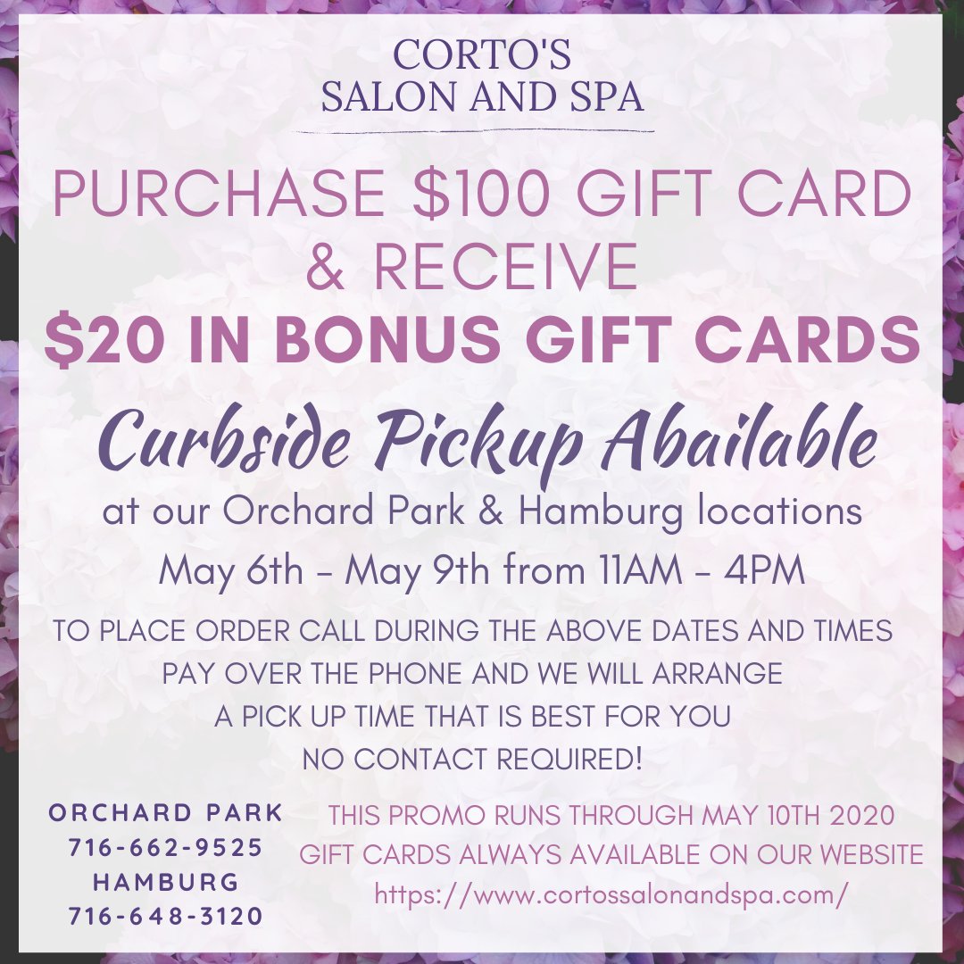 Buy $100 &amp; receive $20 in BONUS GIFT CARDS