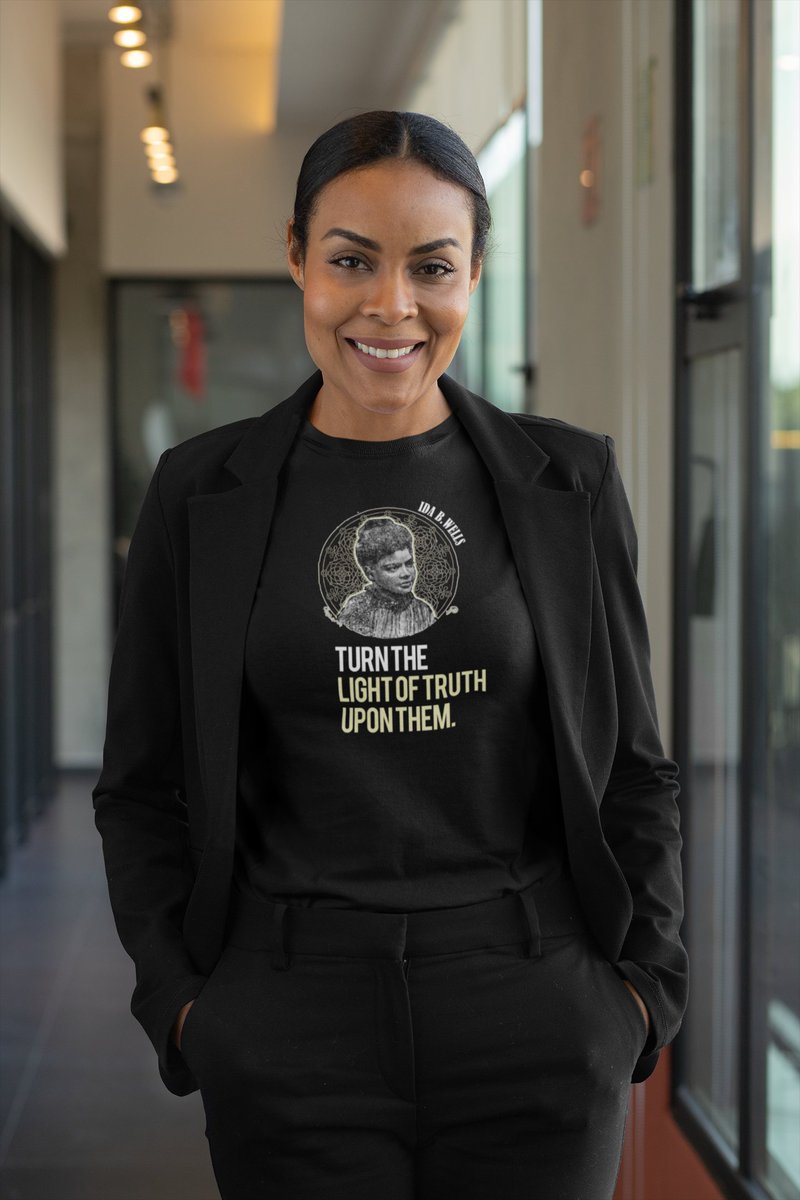TheCultureRef's tweet image. That moment when Ida B. Wells and Ida Bae Wells (@nhannahjones) wins a Pulitzer prize in the same year ✊🏿

Third image is the Ida B Wells t-shirt we made a few months ago.

#IdaBWells
