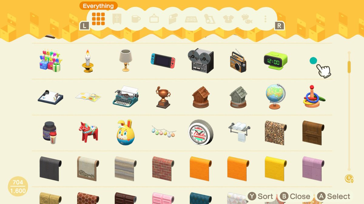 vthepotato's tweet photo. Anything catch ur eye? I have collected to many things..
 #AnimalCrossing #ACNH #NintendoSwitch https://t.co/ax0mKMJoaV