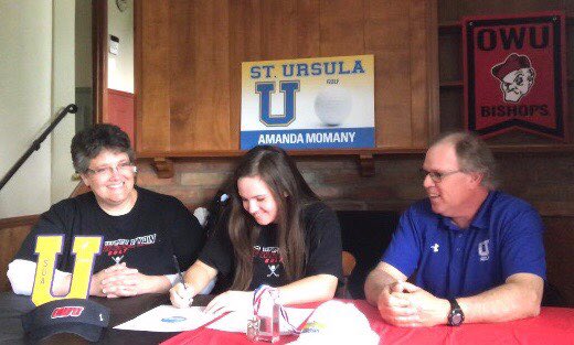 suaclassof2020's tweet photo. While schools may not be in session, that doesn’t stop our arrows from doing great things! Congratulations to Amanda Momany for committing to continue her athletic and academic career at Ohio Wesleyan University where she will be playing golf! We are so proud of you Amanda! https://t.co/3gKdRruoDZ