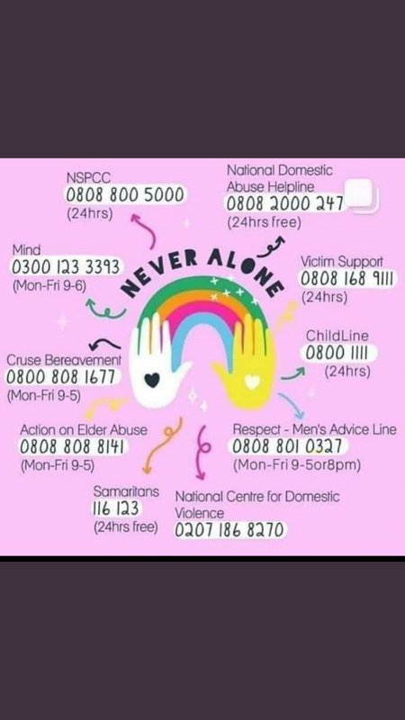 Dear everyone....yes you! 

We just want you to know that you are never alone and there is always someone to talk to if you feel like you're struggling. Please retweet, you never know who might see this and find it helpful ❤️🏥