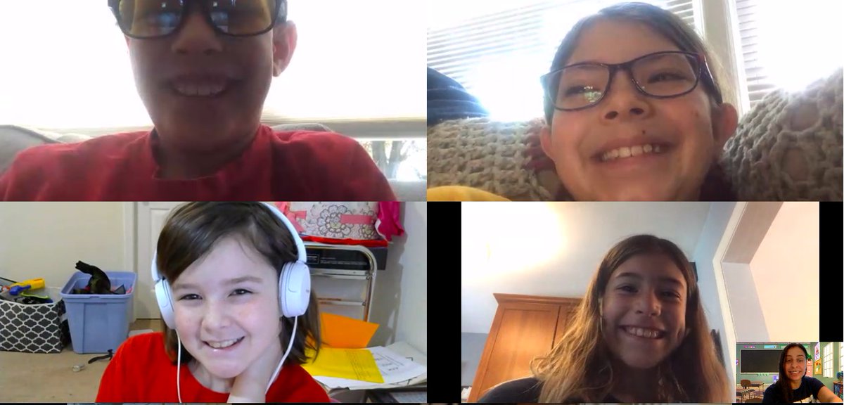 MissSklar's tweet photo. I forgot to share some of my snapshots from Monday! We brainstormed strategies to try when we are feeling down, shared what emoji fits how we are feeling, and discussed ways we've had fun over the last week. Can't wait for next Monday! #APSDistanceLearning #VAis4Learners #McKAPS https://t.co/5XKms2k8ni
