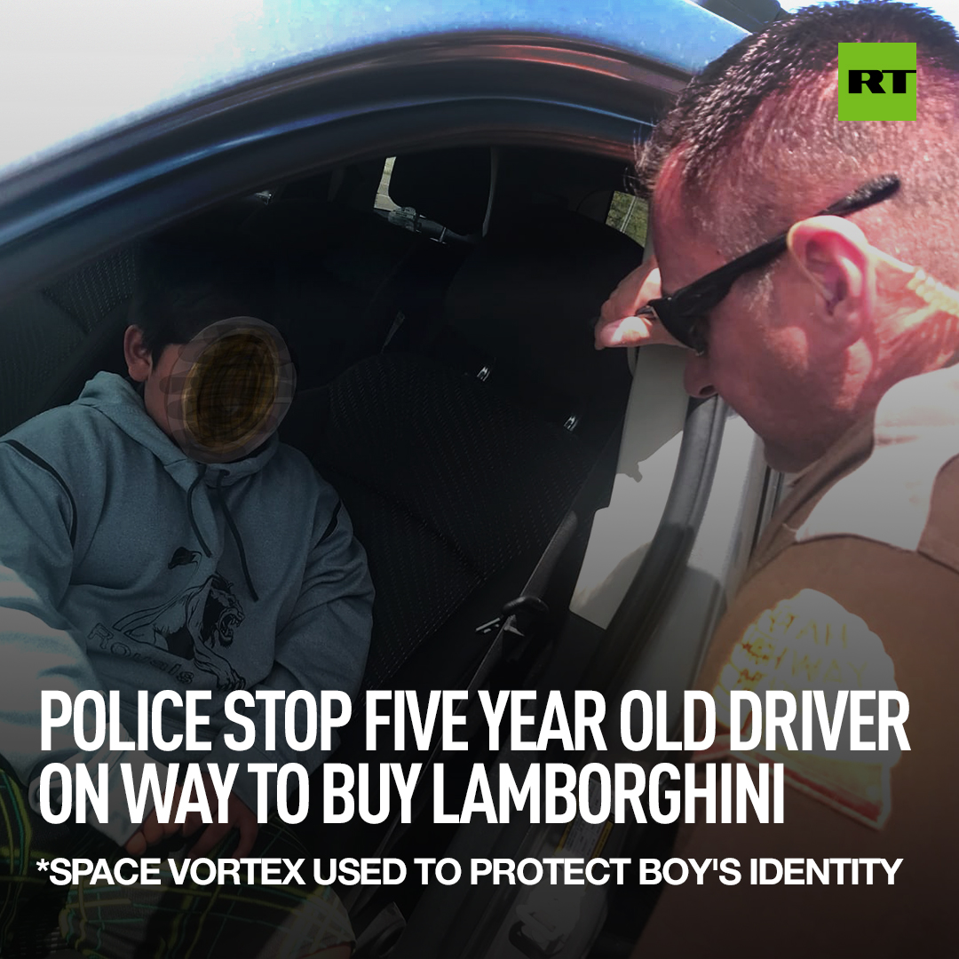 When Utah Highway Patrol pulled over what they thought was a drunk driver, they found a five-year-old boy off to buy a Lamborghini. Much of the reaction online, however, has concerned the police department’s decision to disguise his identity using some kind of space vortex