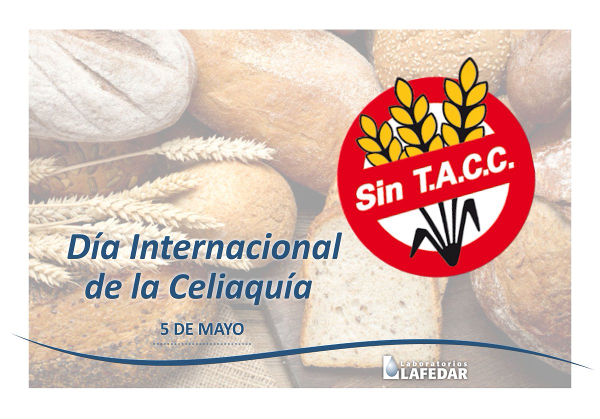LabLafedar's tweet photo. La enfermedad celíaca es una intolerancia permanente al gluten🍞-proteína que se encuentra en el trigo, avena, cebada y centeno🌾 Esto afecta la mucosa del intestino y disminuye la capacidad de absorber nutrientes.
#LAFEDAR #Medicamentos #SinTacc #DialInternacionalDelCeliaco https://t.co/kwme26sv2h