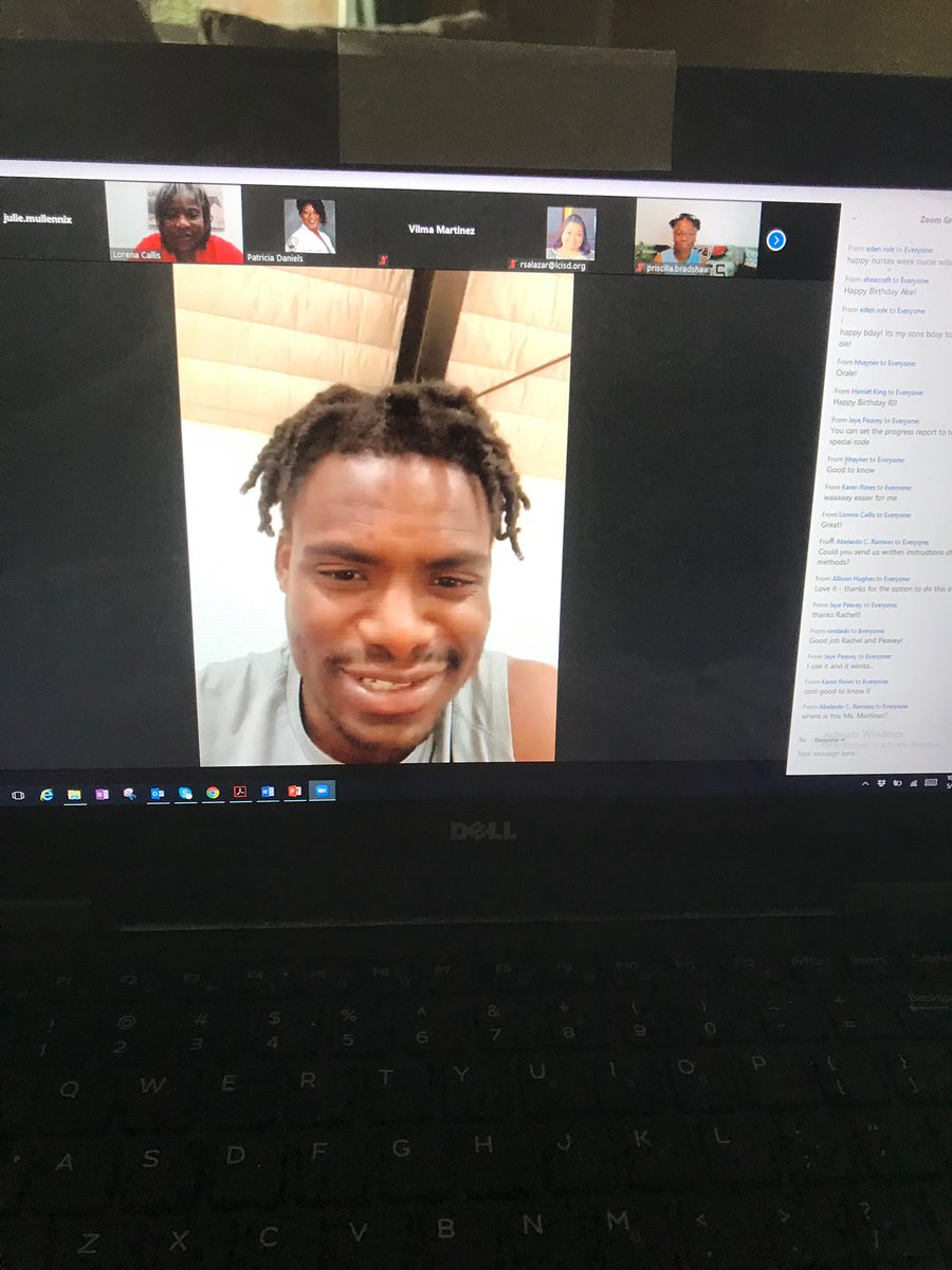 We had a fun surprise during our campus zoom meeting today! Houston Rockets player, Danuel House, Jr., joined us to say hello! Thanks for the kind words <a href="/DanuelHouseJr/">DanuelKHouseJr</a>!!! #HoustonRockets #MustangStampede #TeacherAppreciationWeek2020 #zoombomb
