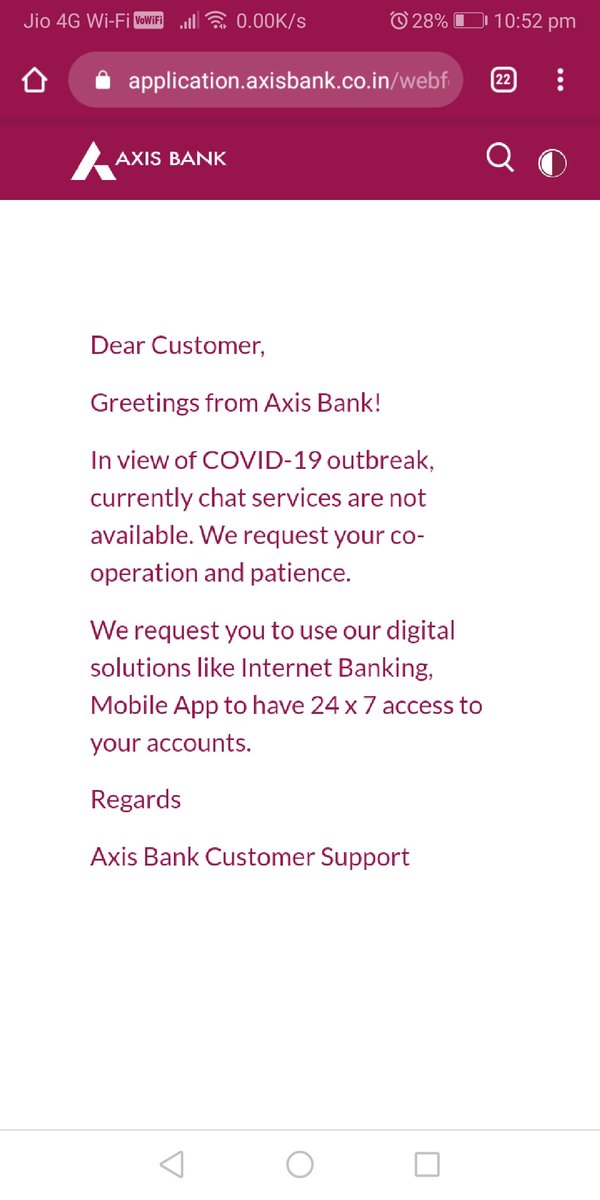 deepakshrma0189's tweet photo. @AxisBank

Hi Axis,
I applied for AXIS flipkart card which was approved 2 months back. But welcome kit  not delivered to me till now. My card statement is generated and last date of payment is 5th May. No support from cc  as well https://t.co/jaFqxoxqB9