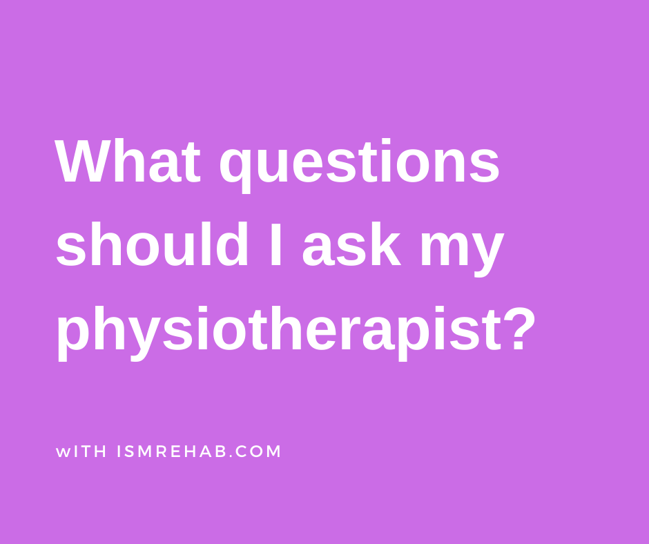 ISMRehab's tweet photo. When you book an appointment with or visit a physiotherapist for the first time you want to feel informed and have the information you need to make good decisions about your health. https://t.co/2x6rNYcX4V #physotherapy #cdnhealth https://t.co/8Lz7C4BSdB
