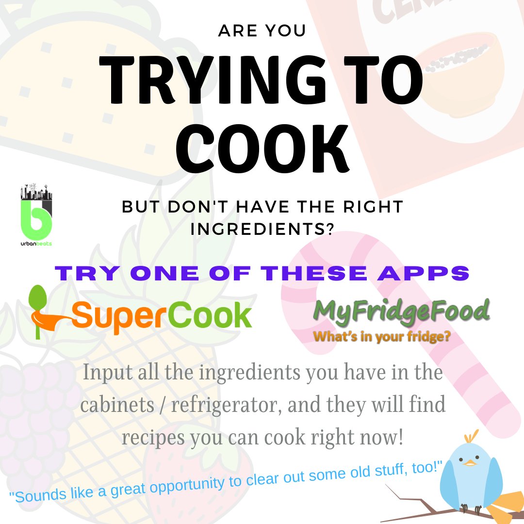 SdUrbanBeats's tweet photo. If you're running low on ingredients, you have to change the way you find recipes! Got an old bag of rice, a few apples, and a spice rack? There might be fresh apple pie in your near future!! #cook #gettingby #pickyeaters #stayin #stayhealthy #makedo #tastytreat #creative #tasty https://t.co/YrUEqiv61r