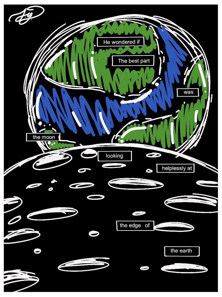 katiebillie_'s tweet image. I love this #BlackoutPoetry created by one of my 7th graders using her iPad! It is a page from the book "Holes" by Louis Sacher! #62Learns #62ICS #AppleEDUChat