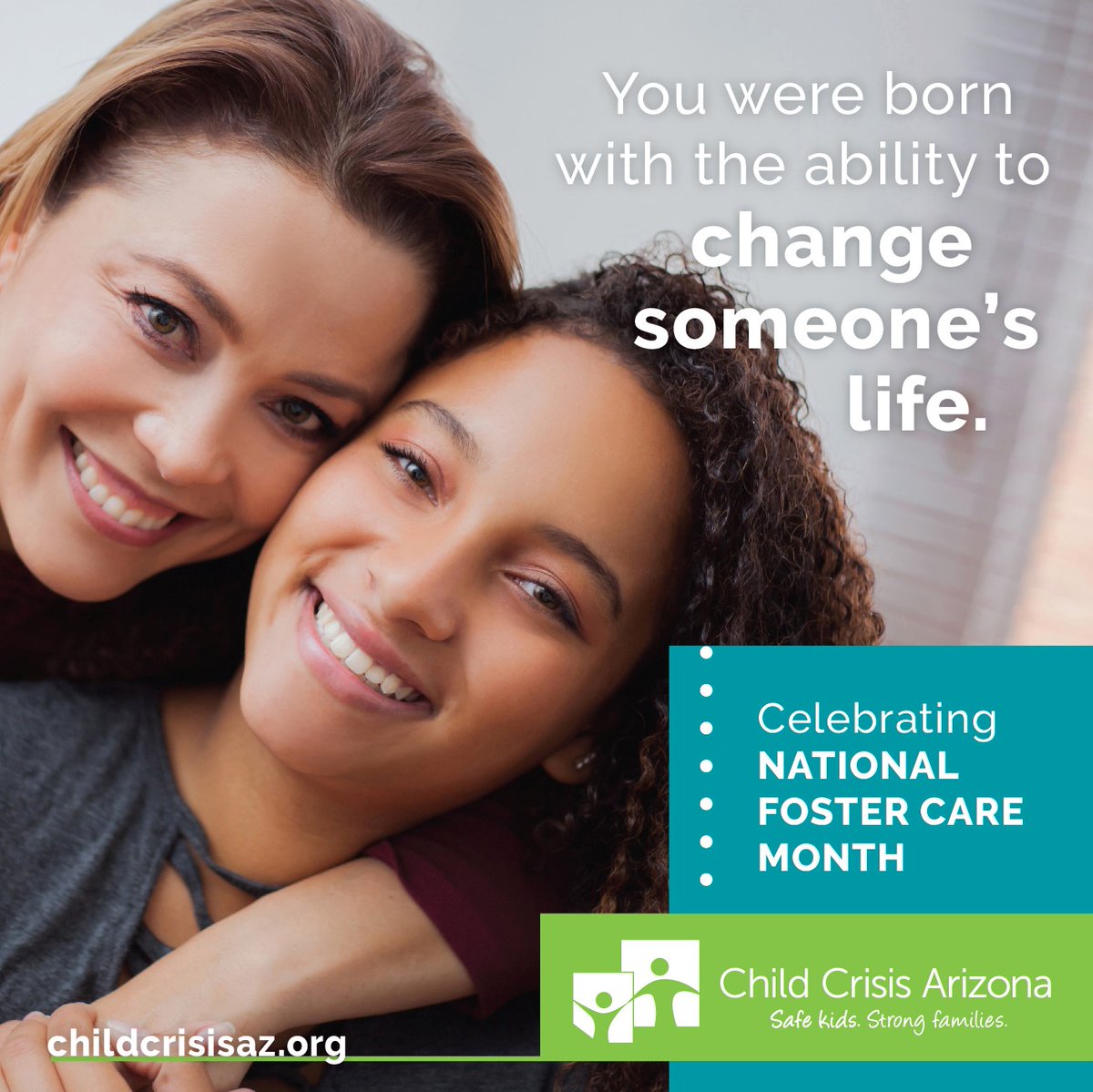 ChildCrisisAriz's tweet photo. Today is Foster Care Day! There’s still time to sign up for our virtual Meet and Greet this evening at 6 p.m. to learn more about foster care and adoption in Arizona. #fostercare #everysinglechildmatters
https://t.co/WTfhJovAr0 https://t.co/dpt3FaRSLl