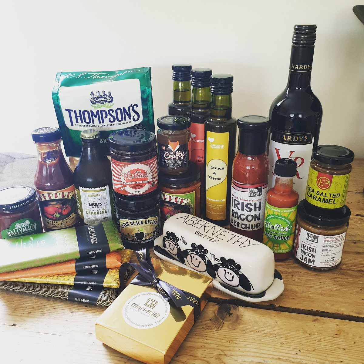 Cobden and Brown (@cobdenandbrown) on Twitter photo Food Hamper for Linda Allen Memorial Fund is really coming together more goodies on the way💕 <a href="/PunjanaTea/">Thompson's Family Tea</a> <a href="/AbernethyButter/">Abernethy Butter</a> <a href="/HPreserving/">Hollah Preserving</a> <a href="/Harnettoils/">Harnett's Oils</a> @ErneLDR <a href="/IrishBlkButter/">Irish Black Butter #SBS Winner 2024</a> @buchasdog <a href="/PEPPUPsauce/">PEPPUP Sauce</a> @ballymaloefoods To win just donate ❤❤❤❤❤ all.gofundme.com/f/lynda-allen-… Food Hamper for Linda Allen Memorial Fund is really coming together more goodies on the way💕 <a href="/PunjanaTea/">Thompson's Family Tea</a> <a href="/AbernethyButter/">Abernethy Butter</a> <a href="/HPreserving/">Hollah Preserving</a> <a href="/Harnettoils/">Harnett's Oils</a> @ErneLDR <a href="/IrishBlkButter/">Irish Black Butter #SBS Winner 2024</a> @buchasdog <a href="/PEPPUPsauce/">PEPPUP Sauce</a> @ballymaloefoods To win just donate ❤❤❤❤❤ all.gofundme.com/f/lynda-allen-…