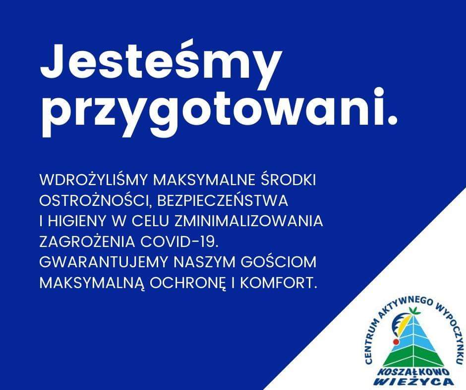 wiezyca's tweet photo. Szanowni Goście,
jesteśmy przygotowani i zapraszamy wszystkich serdecznie.
Wprowadziliśmy maksymalne środki ostrożności. 
ZASADY BEZPIECZEŃSTWA I HIGIENY W KOSZAŁKOWIE
✅ https://t.co/nzMPQ22niN

✅Rezerwacje: 📞506 579 222 codziennie 9.00-20.00

#wiezyca #koszałkowo https://t.co/umt5TTU67x