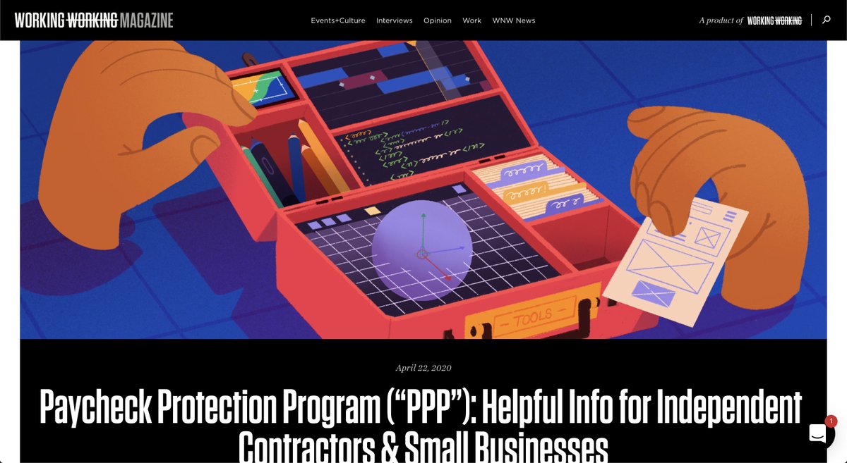 2 days left to vote for <a href="/wnotw/">Working Not Working</a> in <a href="/TheWebbyAwards/">The Webby Awards</a>. We're a finalist for WNW Magazine.
 
Help us beat Forbes.com + Harvard (who took a PPP loan w/a $40B endowment). A win for WNW is a win for creativity and not the uber-rich!

vote.webbyawards.com/PublicVoting#/…