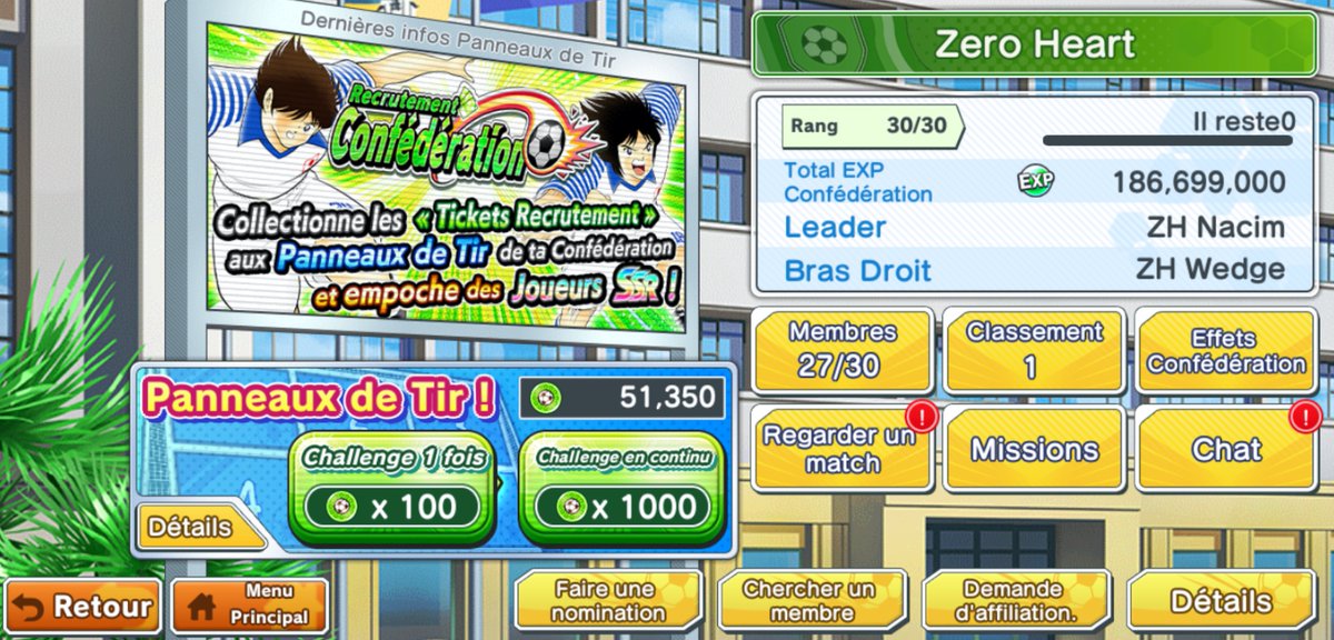 ZeroHeartCTDT's tweet photo. La ZH recrute !
Très active en PvP, top 15 au dernier CvC, on farme à notre rythme.
2 critères : être actif sur Discord et avoir une team solide en CvC.
Alors si tu cherches une conf compétitive et sans prise de tête => https://t.co/fLFbA9wEaL
#CaptainTsubasaDreamTeam https://t.co/wUtrdk7Tfc
