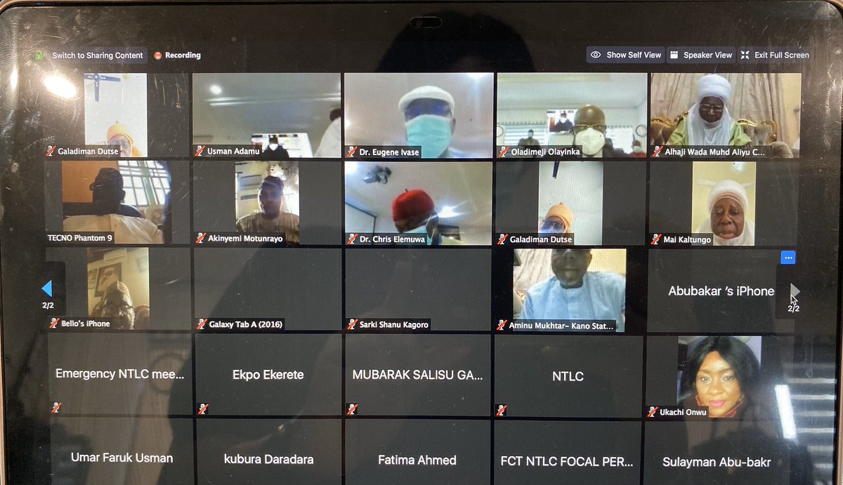 drfaisalshuaib's tweet photo. It gives us great pleasure to have the Hon. Minister of Health, Dr. Osagie Ehanire meet virtually with the Northern Traditional Leaders committee on PHC, to discuss their role in sensitizing their communities to how to curb the spread of the deadly Covid-19 virus. https://t.co/51JCPoxjns