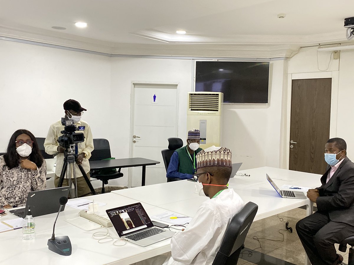 drfaisalshuaib's tweet photo. It gives us great pleasure to have the Hon. Minister of Health, Dr. Osagie Ehanire meet virtually with the Northern Traditional Leaders committee on PHC, to discuss their role in sensitizing their communities to how to curb the spread of the deadly Covid-19 virus. https://t.co/51JCPoxjns