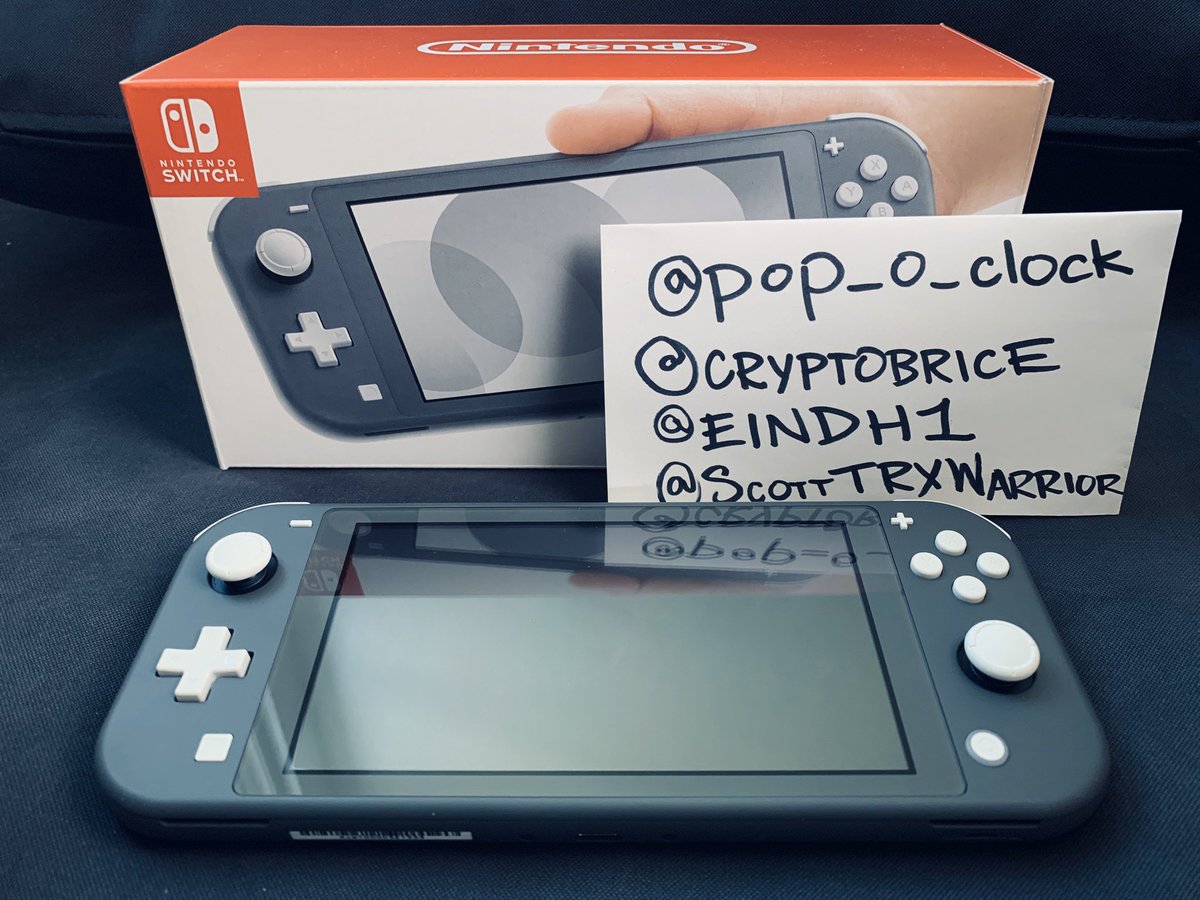 ANIMAL CROSSING NINTENDO SWITCH LITE BUNDLE GIVEAWAY! ($280) 🎁 

RULES:

- FOLLOW <a href="/cryptobrice/">cryptobrice</a> , @ScottTRXWarrior , @EindH1 + MYSELF
- RETWEET 
- TAG A FRIEND

ENDS MAY 12TH @ 9PM ET⏳

#TomNook #ACNH
#AnimalCrossingNewHorizons
#AnimalCrossing #NintendoSwitch