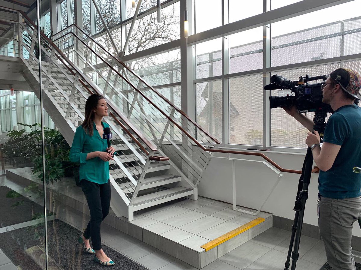 WhitingClinic's tweet photo. Crystal Bui with KSTP 5 EYEWITNESS NEWS at Whiting Clinic covering a story on elective surgeries opening in Minnesota. Tune into channel 5 tonight at 5:00pm and 6:00pm to see the full story! 📺 @crystalbuinews @KSTP https://t.co/TmZ3DpSgmQ