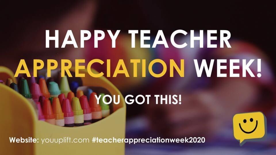 SilentStrength_'s tweet photo. There aren’t enough words to thank teachers for all that they do. When it didn’t seem possible to do more than they already did day-to-day, they’re doing even more right now! Happy Teacher Appreciation Week! 💛 https://t.co/nBPkzNwg99