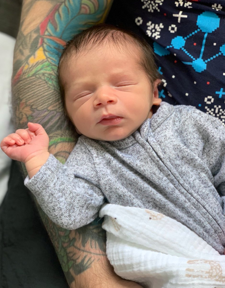 Baby Logan has arrived 💙