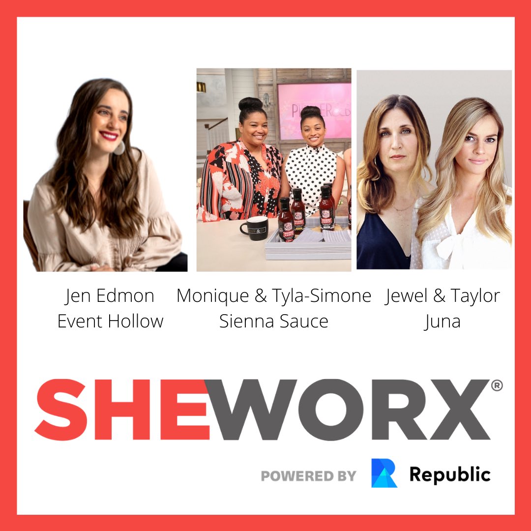 SheWorx's tweet photo. Tomorrow 🥰 Learn from 4 amazing mothers juggling raising kids and building a company! How do they do it? #magic 

3pm EST - RSVP here: https://t.co/HnNQV6YPkR #femalefounders https://t.co/k4vr9Q4ox8