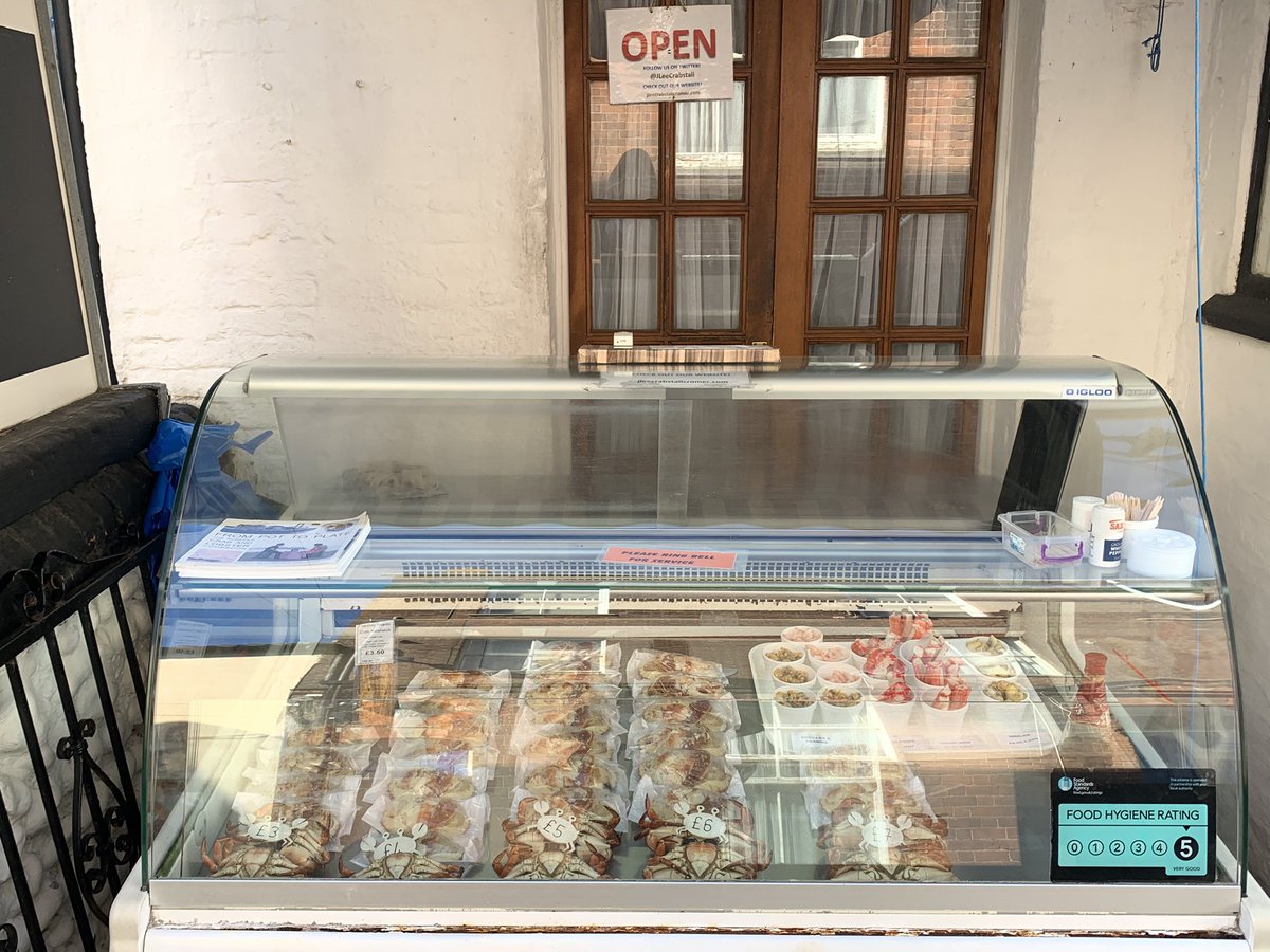 We will be open this Thursday, Friday and Saturday from 10am till 2pm any orders can be left on the answering machine our number is 01263 511354 <a href="/JLeeCrabstall/">J Lee Crabs</a>