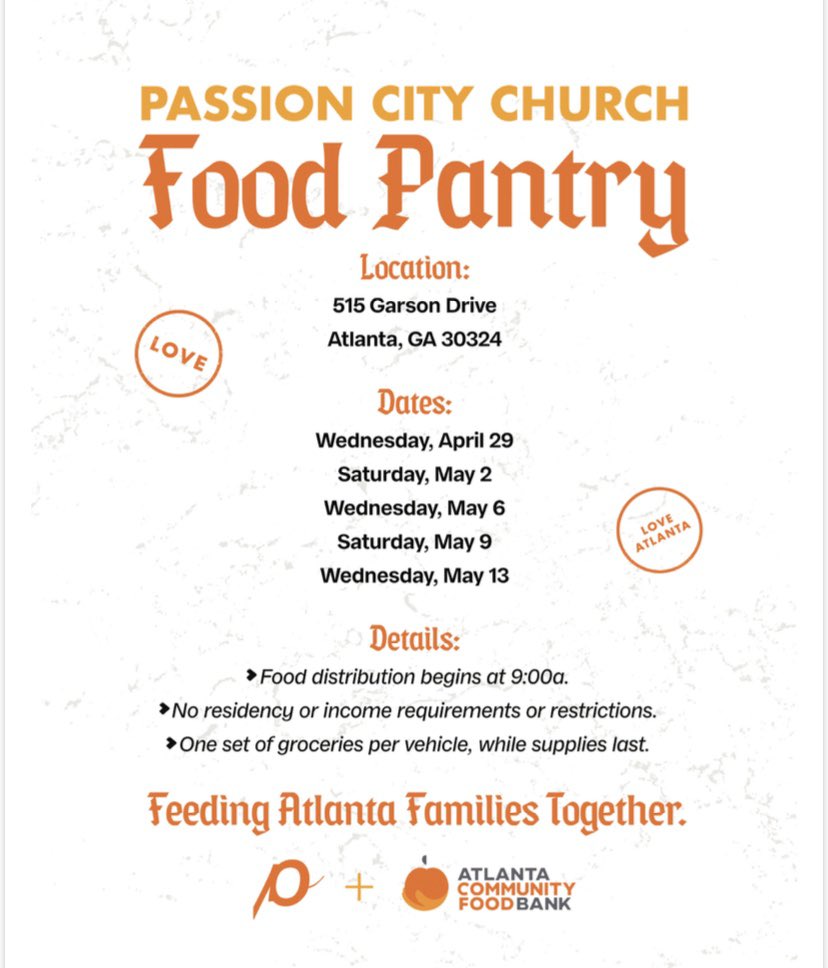 CAMontgomeryEDU's tweet photo. PSA: New Food Resource! Thank you @passioncity! #faithpartners #bettertogether https://t.co/yRJqj0J8Ug