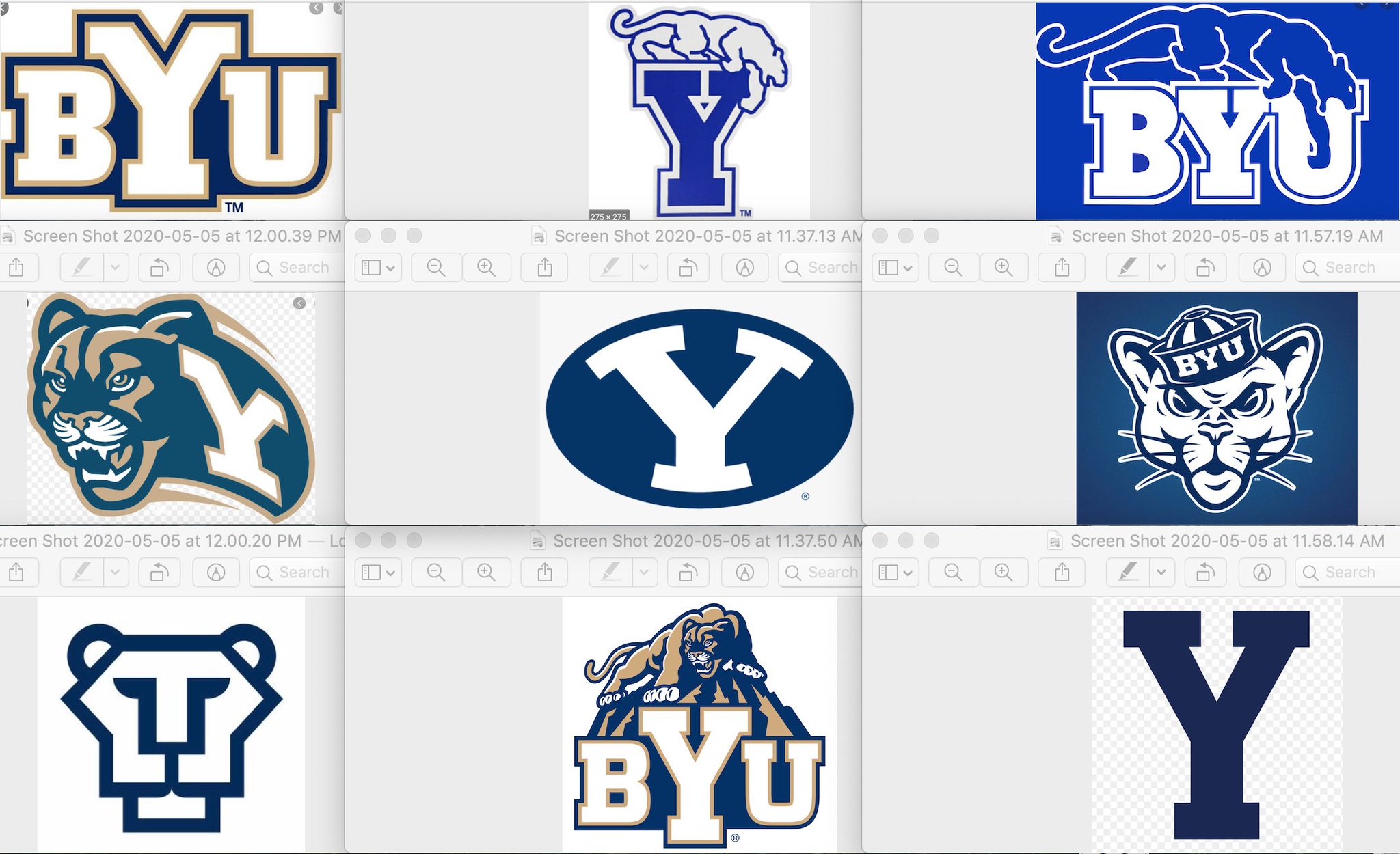 Spencer Linton Choose One Which Logo Deserves The Title Of Best Byu Logo Feel Free To Rank Them In Order Too Cc Byucougars Byuroc Byu Byusn T Co Mygf4xxpnv
