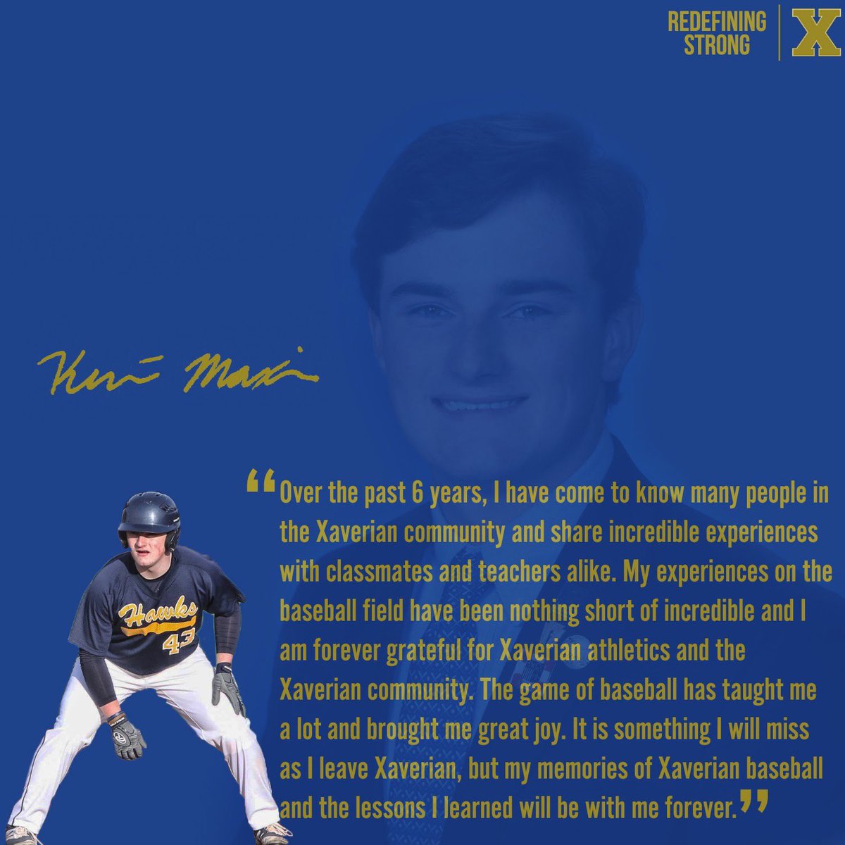 Xaverian_Hawks's tweet photo. We know this wasn’t the spring everyone wanted, but we still want to recognize all of our great Student-Athletes from the class of 2020! Many more to come each day! Today we spotlight Dan Nizolek - Lax, Michael Collins - T &amp;F, Evan Plecinoga - Ultimate, and Keven Maxim -BB https://t.co/R97imvyv82