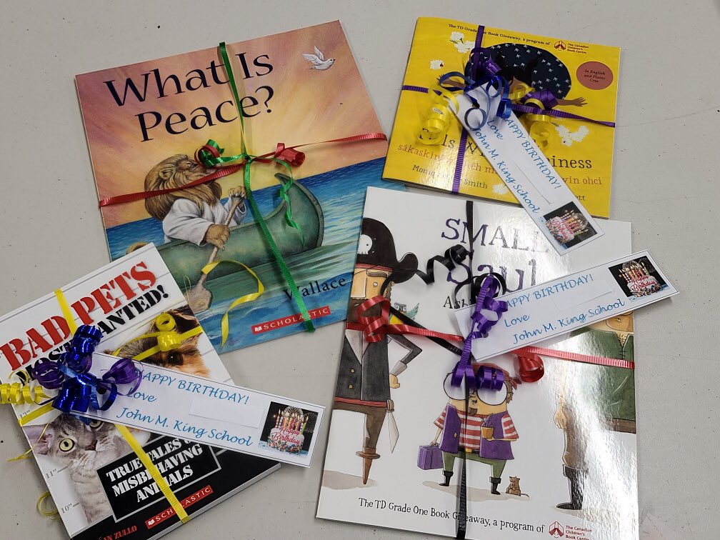 l_schnaider's tweet photo. Birthday Books are ready to go home in our third Learning Kits. @JMKlearn @WinnipegSD https://t.co/nuaQfKlATu