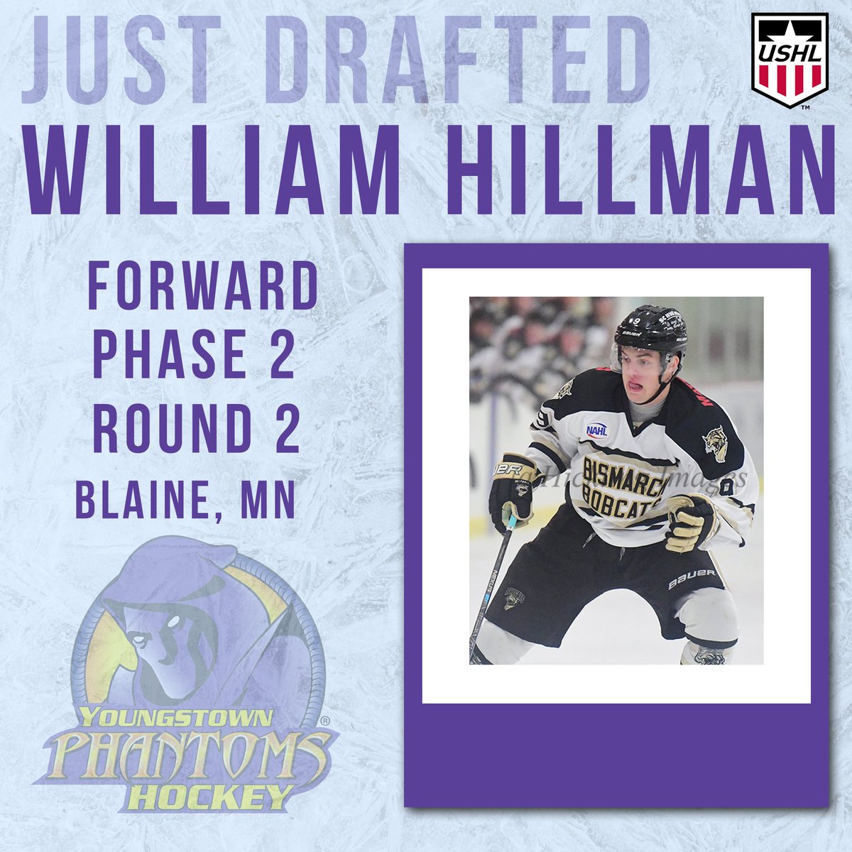YtownPhantoms's tweet photo. Please welcome to the Phantoms Phamily William Hillman!! https://t.co/vLvbZwUd1n