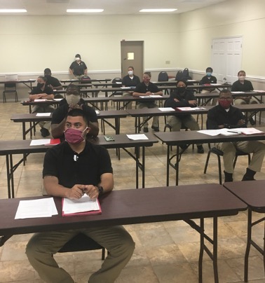 GA_Corrections's tweet photo. Celebrating #CorrectionalWorkersWeek by welcoming new cadets. Training taking place regionally with strict social distancing guidelines, as recommended by @CDCgov . 
@CLA @ACAinfo 
#GDCStrong #CorrectionsWeek #CorrectionsStrong #WhatYouDoMatters #TellOurStory #NCOEW2020 #NCOEW https://t.co/EWWl77H4Q4