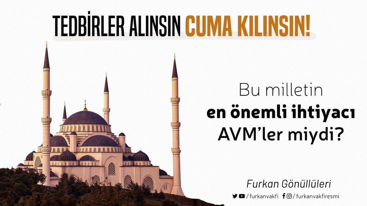 SEkici78's tweet photo. TedbirlerAlınsın CumaKılınsın https://t.co/KKGir40nyU