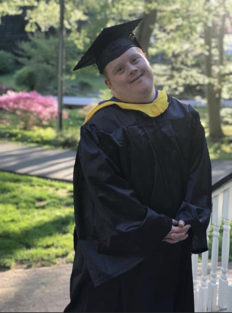 Oh the places you’ll go! I am so proud of my brother Nate for graduating from WCU, and completing the #Raminitiative program 💜💛💜 #theluckyfew #youinspireme