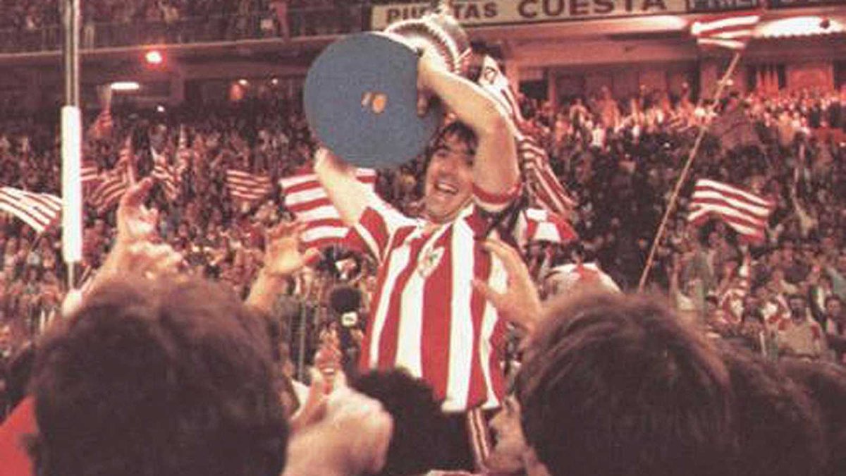 Dugus_85's tweet photo. 36 años de la #FinalCopa84 , en Bilbao se sigue diciendo "todos queremos más" #BiziAmetsa https://t.co/PsljVYTzGR