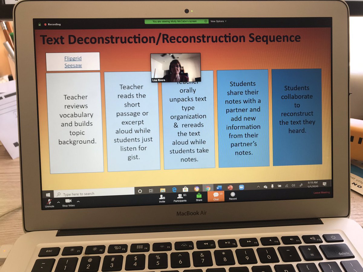 nmcarrillo21's tweet image. RCOE ELA/ ELD Instructional Network explores how districts provide designated ELD via DL! @puhsd teachers collaborate w/ other educators via zoom breakout sessions! @ProfeGoode talks about “Mote” a tool to offer students feedback, online! bit.ly/RCOEELAELD @mollymccabeccss