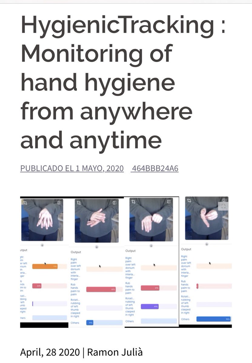 ramjul2011's tweet photo. Avui dia mundial de la higiene de mans.
Fem bé la #HigieneDeMans ❓❓.          Web app per monitorització de la higiene de mans desenvolupada per #NomarData  al hackathon #EUvsVirus #DiaMundialHigienedeMans #COVID19 @salutcat https://t.co/b8FLMEnksj