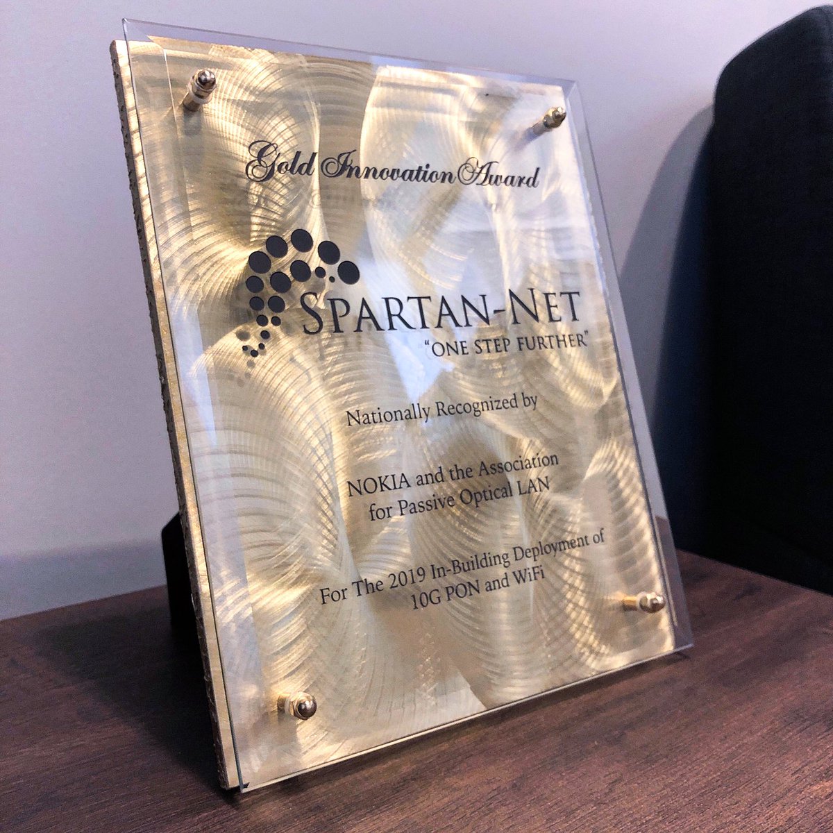 GetStellarNow's tweet photo. Spartan Net has been nationally recognized for the first 10 Gig deployment in student housing! 

This technology was deployed at Harbor Bay's Landmark on Grand River in partnership with Nokia and LightSpeed Technologies, Inc.⠀
⠀
To read more, click here: https://t.co/4EyI38QKCr https://t.co/Y66qwG7JMO