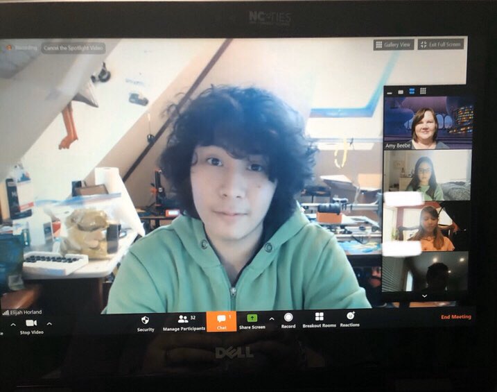 BeebeExplorers's tweet image. Exciting day for @BeebeExplorers! @NotABombBunkE Elijah from #MythbustersJr joined our class on @zoom_us. Students interviewed him! 🤩 #inspirational Thanks for connecting us, @dacia92. ❤️ #WeAreDPS #makered #raspberrypi #weneeda3Dprinter 😉