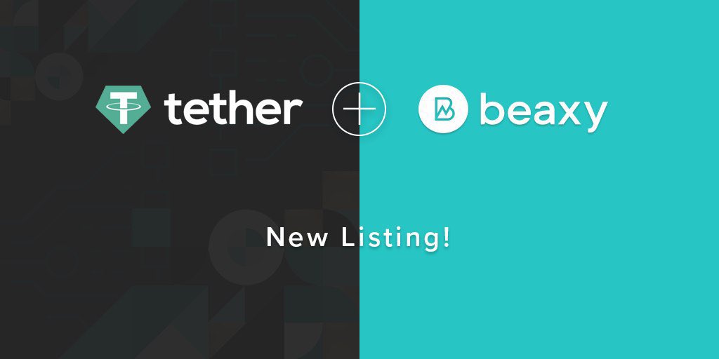 BeaxyExchange's tweet photo. @tether is now on Beaxy! By popular demand we have added a $USDT trading pair. Along with $USDC we now support the two largest stablecoins by market cap. Are you a USDT user? If so, click below to create a wallet, deposit, and start trading! https://t.co/jzW3e4s57u https://t.co/9cHYJdEVNx
