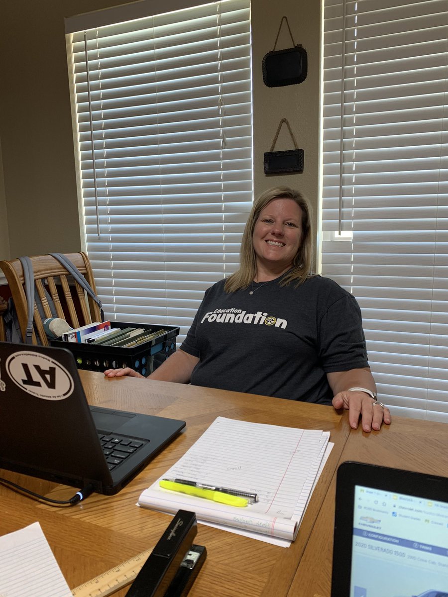 RCSportsMed's tweet image. Even while working from home, I’m still supporting our RC Education Foundation! #RCISDFOUNDATIONNATION