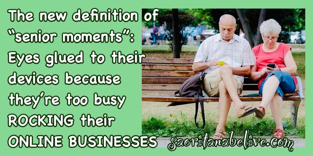 SaoriTanabeLive's tweet photo. Online things are only for millennials and younger?  NO WAY!
Thousands of 50+ are absolutely ROCKING their online businesses. Register for our FREE web class and find out HOW!
https://t.co/kefF6Qwy6i https://t.co/dc9TLsiNvX
