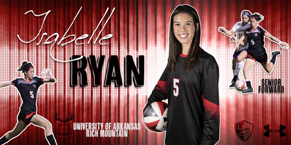 LegacyWSoccer's tweet photo. Senior Spotlight! Isabelle Ryan played forward LHS. She is a 2 year letter winner and is one of the hardest workers you’ll find! She will be playing at UA Rich Mountain in the fall! We love you Isa! https://t.co/JcERJfCFRs