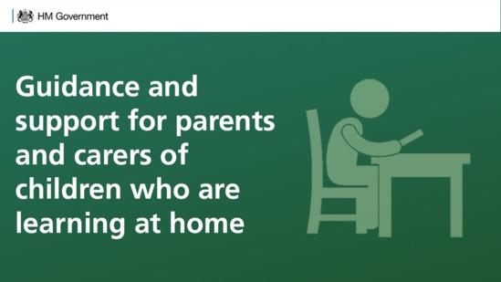 Parents and carers, here is some guidance for supporting children who are learning at home 👇 gov.uk/guidance/suppo…